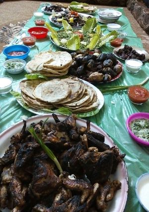 صورة لوصفة مشاوي لحمه وجاج