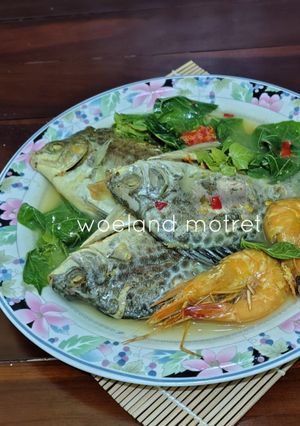 Foto resep Sup Ikan Kiper Udang Daun Wawung