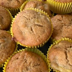 A picture of Banana Bread Muffins.