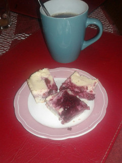 Una foto de Cheesecake de frambuesas (al horno)