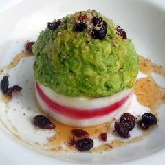 A picture of Avocado And Coconut Jello Dessert.