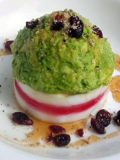 A picture of Avocado And Coconut Jello Dessert.