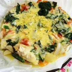 A picture of Easy Fish Dish Pacific Saury Cheese Bake.