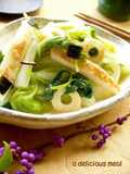 Napa Cabbage and Kamaboko in a Fragrant An Sauce