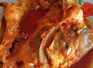 Foto resep Asam Pedas Kepala ikan senangin