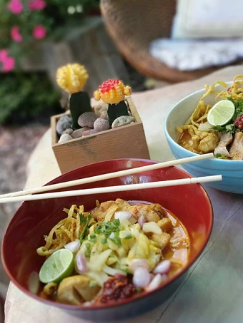 Easy Way Make Recipe Khao Soi Gai /Thai Curry Noodle With Chicken that is Awesome, Addictive}