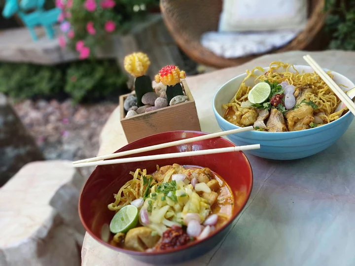 Easy Way Make Recipe Khao Soi Gai /Thai Curry Noodle With Chicken that is Awesome, Addictive}
