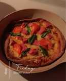 بيتزا سريعة بالخبز😋🍕
