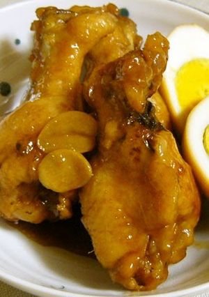 A picture of Fork-Tender Meat Easy Simmered Soy Sauce and Vinegar Wings.