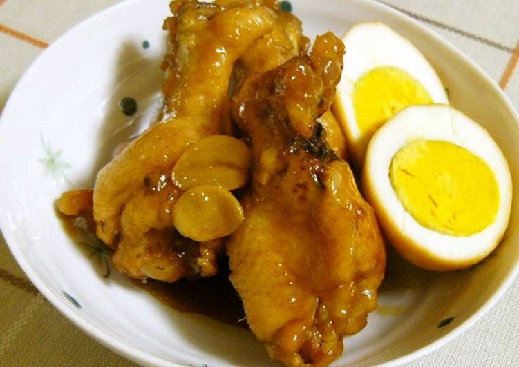 Recipe of Perfect Fork-Tender Meat Easy Simmered Soy Sauce and Vinegar Wings