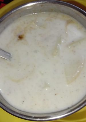 A picture of Potato Raita.