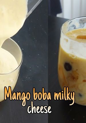 Foto resep Mango boba milky cheese