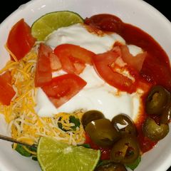 A picture of Taco bowl.
