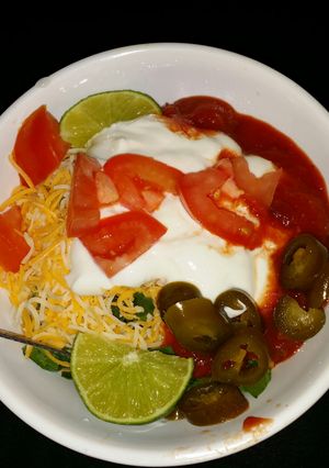 A picture of Taco bowl.