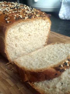 A picture of Sophie's green tea, Nigella and Sesame seed sweet loaf.