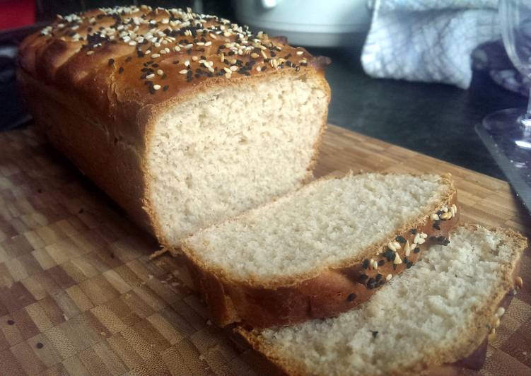 Recipe of Quick Sophie&#39;s green tea, Nigella and Sesame seed sweet loaf