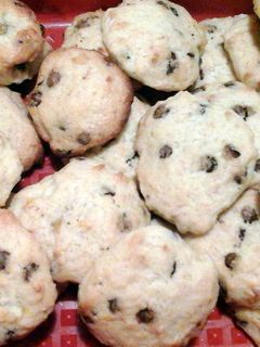 A picture of Banana Chocolate Chip Cookies.