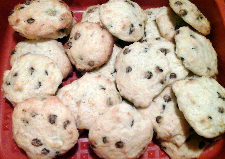 Banana Chocolate Chip Cookies