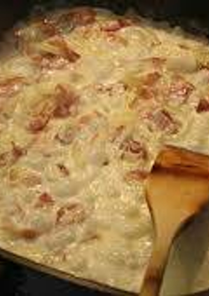 Una foto de Espaguetis a la carbonara