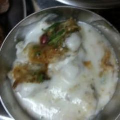 Instant bread dahi vada A picture of Instant bread dahi vada.