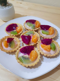 Foto resep Pie Buah Vla Yoghurt