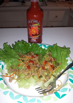 A picture of Low fat low carb crack slaw.