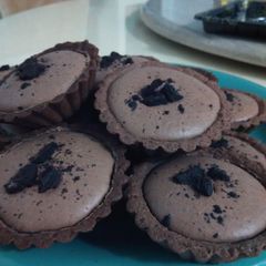 A picture of Mocha Cheese Tarts.