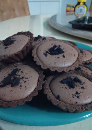 A picture of Mocha Cheese Tarts.
