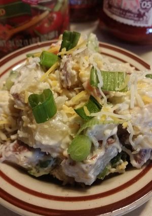 A picture of Roasted New Potato & Bacon Salad.