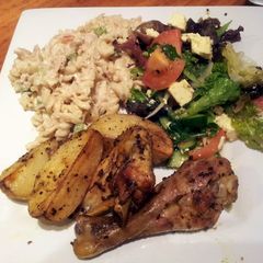 A picture of tuna salad with chicken.