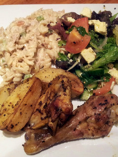A picture of tuna salad with chicken.