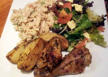 Unique Cuisine tuna salad with chicken Home Style