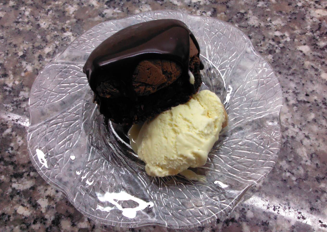 Triple Chocolate Mousse, Brownies, Ganache