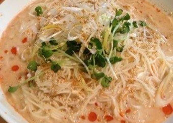 Easy Soy Milk Noodle Soup for Udon, Hiyamugi Noodles, or Somen!