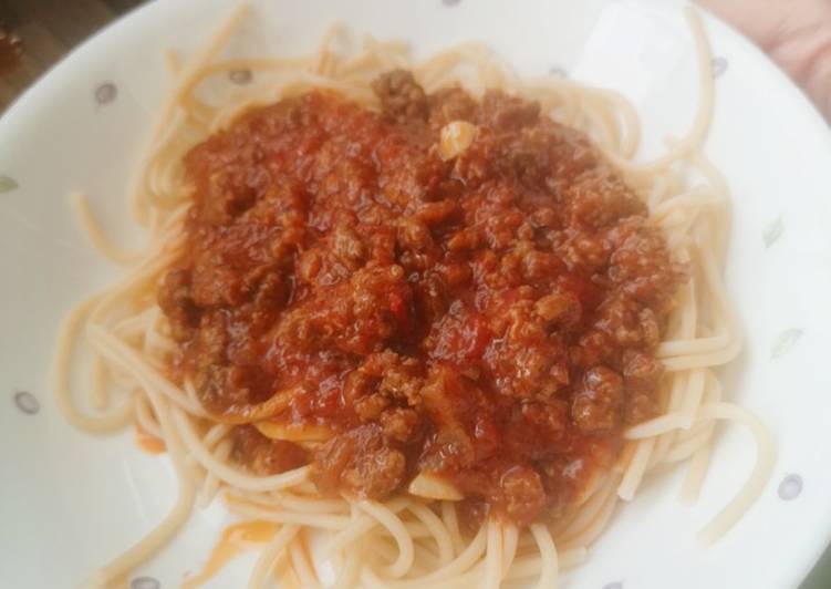 Resepi MCO Spaghetti Bolognese yang Sedap