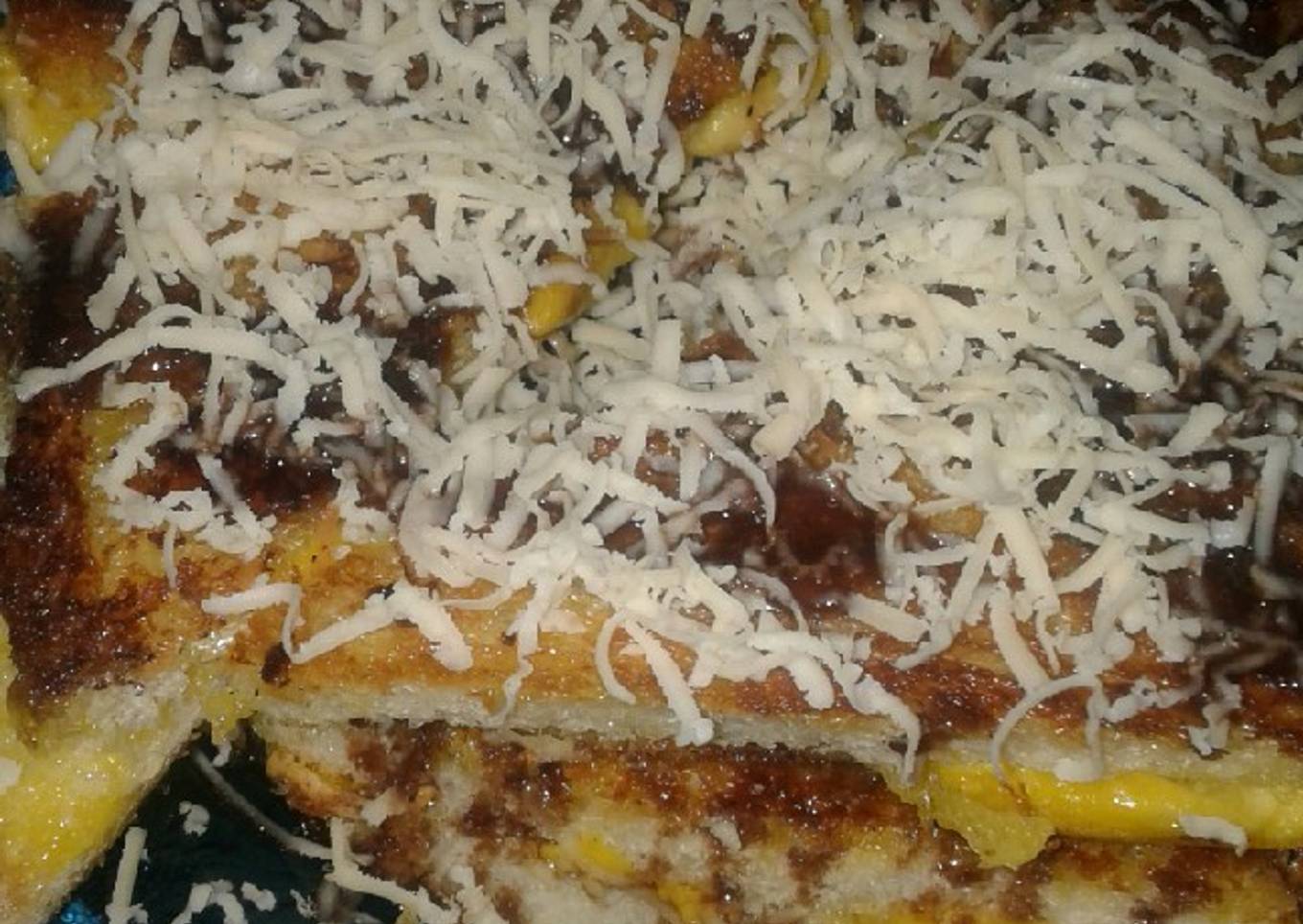 Jackfruit sandwich and cheese