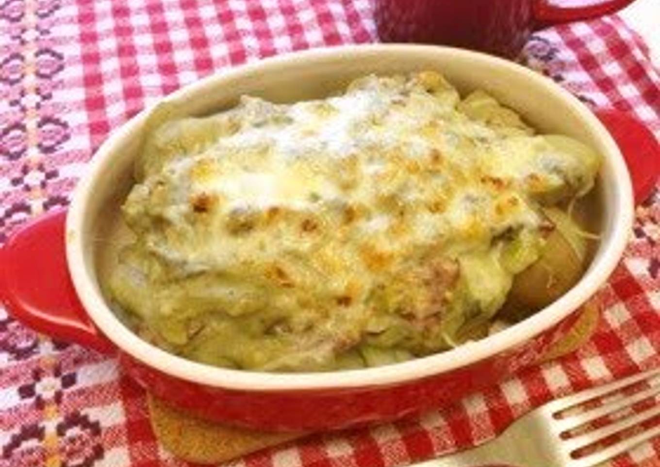 Potato, Avocado & Soy Milk Gratin