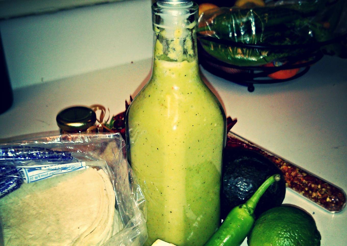 "You wish you could taste this" Green Sauce