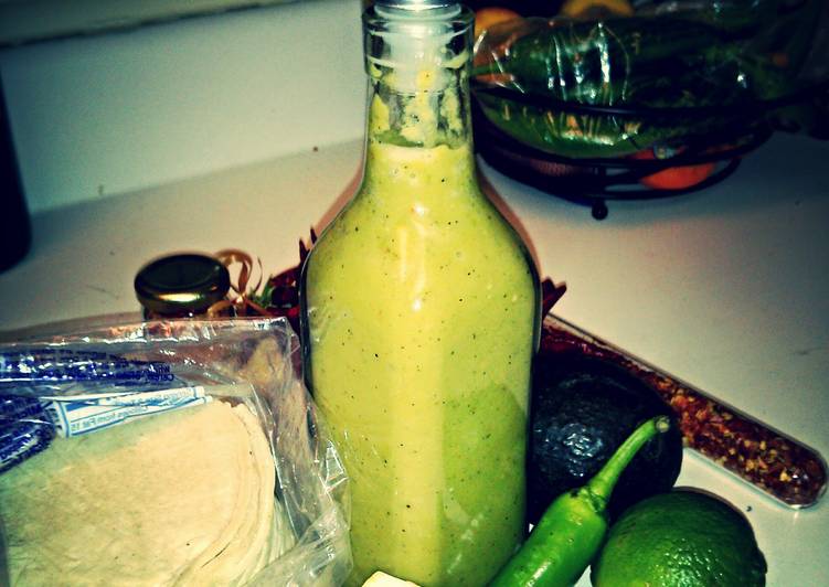 Steps to Make Homemade &#34;You wish you could taste this&#34; Green Sauce