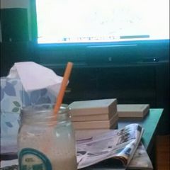 A picture of Alicea's Piña Colada.