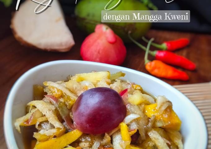 Rujak Serut dengan Mangga Kweni