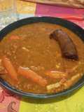 Lentejas con panceta y bacon