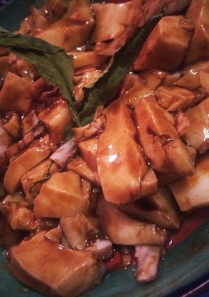 Una foto de Calamares en adobo