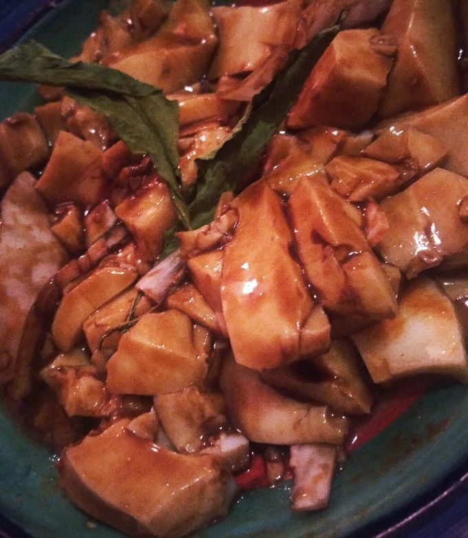 Una foto de Calamares en adobo