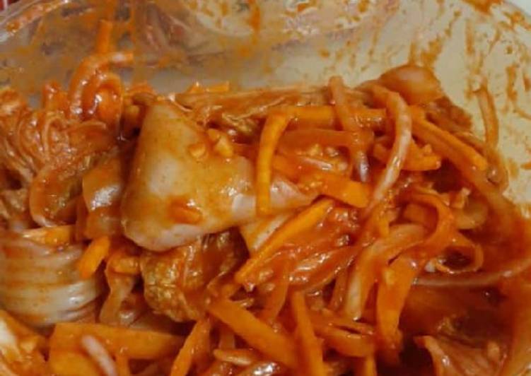 BIKIN NGILER! Inilah Cara Membuat Gochujang Kimchi Spesial