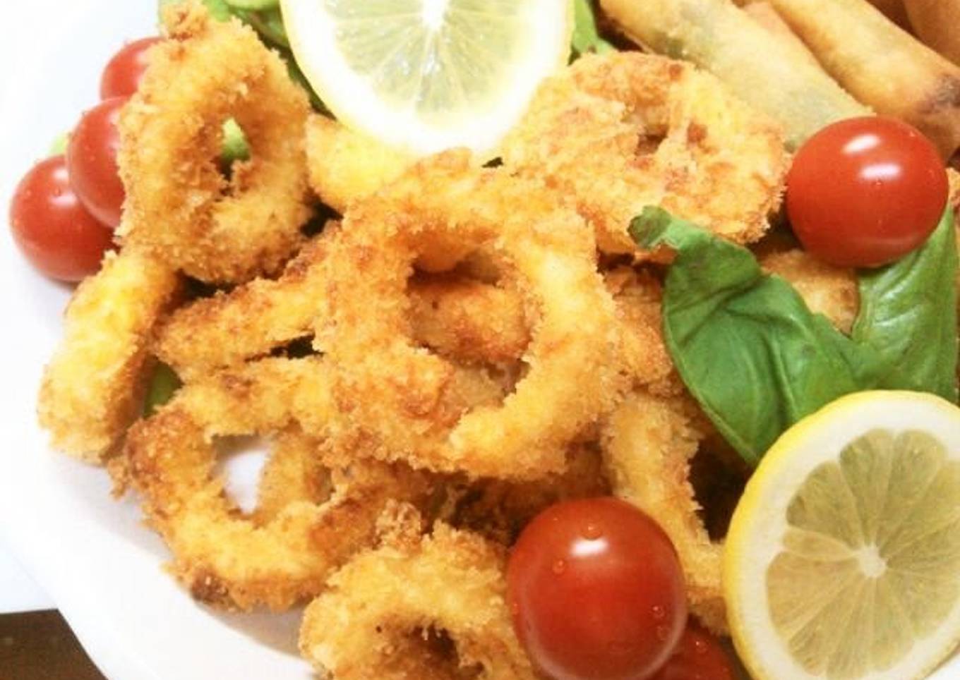 Splatter-free Fried Calamari