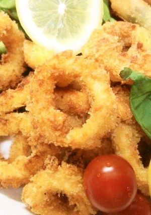 A picture of Splatter-free Fried Calamari.