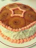 Double layer upside down pineapple cake.