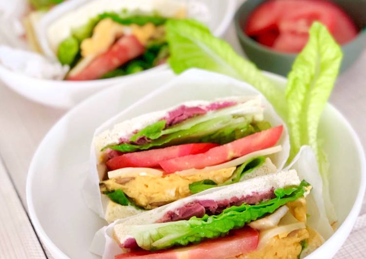 Steps to Cook Super Quick Mintymama Club Sandwich