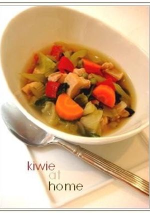 A picture of A Soup For Eating Lots Of Vegetables.